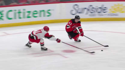 CAR@NJD: Hall scores goal against Jake Allen