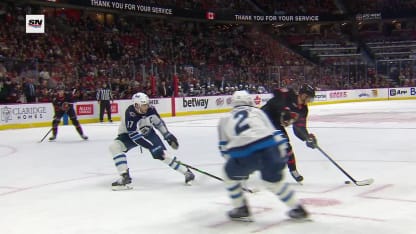 WPG@OTT: Batherson scores PPG against Connor Hellebuyck