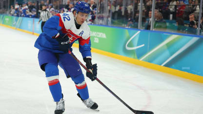 Martin Fehérváry talks following loss to Team USA