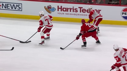 DET@CAR: Edvinsson scores goal against Frederik Andersen