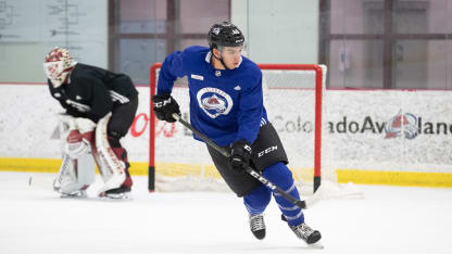Rookie Camp Avalanche Practice Prospect Josh Dickinson