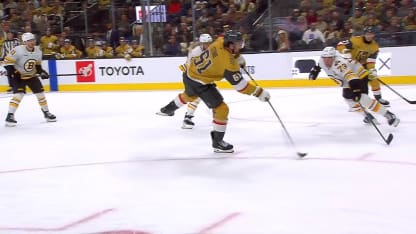 BOS@VGK: Karlsson scores SHG against 
Jeremy Swayman