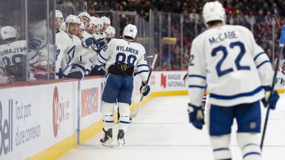 Nylander, Cowan team up on give-and-go