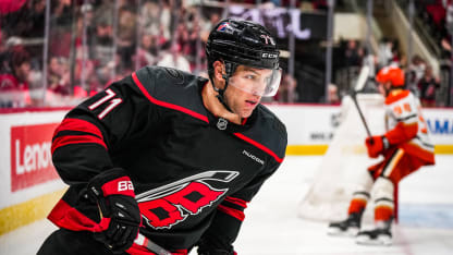 Canes veteran forward Taylor Hall still driven by one overarching NHL goal