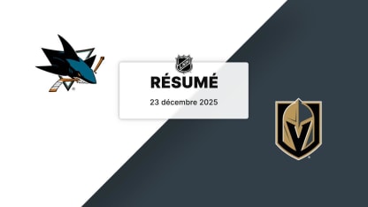 SJS vs VGK | Résumé | 23/12/2025