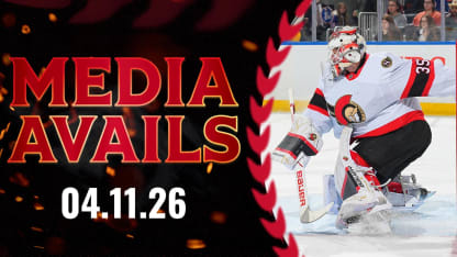 Linus Ullmark Postgame Media vs NYI