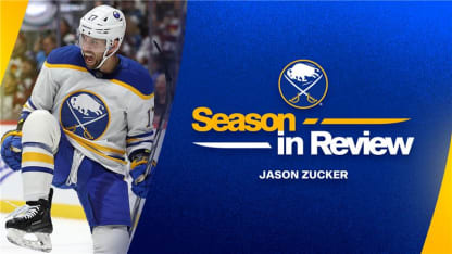 buffalo sabres jason zucker season recap highlights statistics