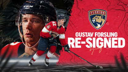 Florida Panthers Re-Sign Gustav Forsling to a Three-Year Contract