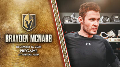 Brayden McNabb Pregame 12/19