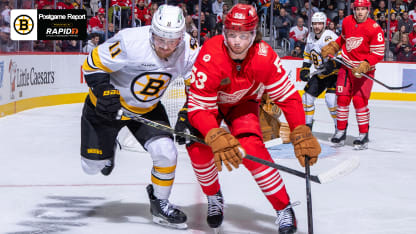 Boston Bruins Detroit Red Wings game recap December 2 2025