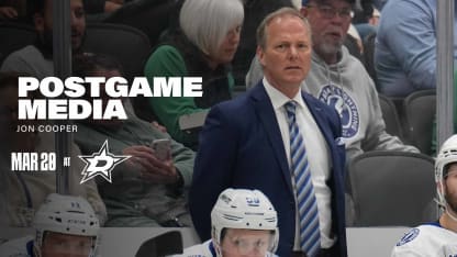 Jon Cooper | Postgame at Dallas