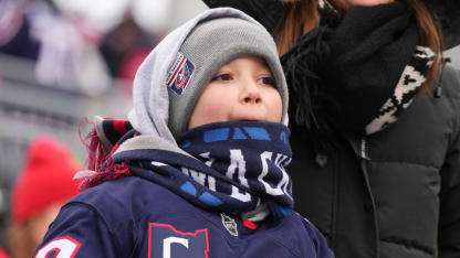 stadium series brings out the fans for blue jackets