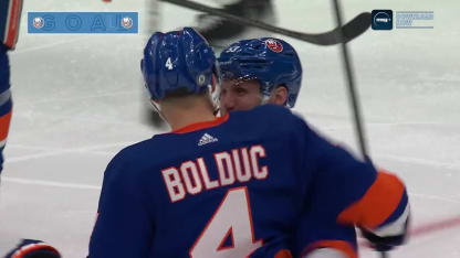 PIT@NYI: Bolduc scores goal against Alex Nedeljkovic
