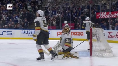 VGK@TOR: Laughton scores goal against Adin Hill