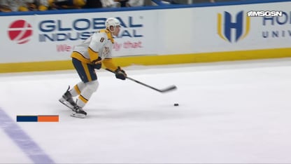 NSH@NYI: Sorokin with a great save against Michael Bunting