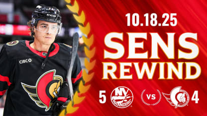 Sens Rewind: Back and forth battle against Islanders