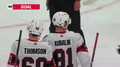 Kubalíkův první gól za Senators