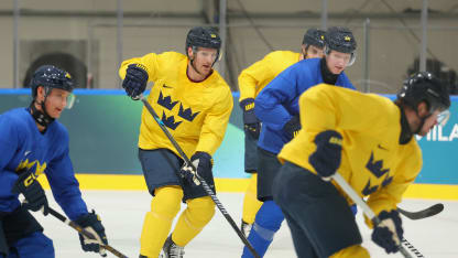 Team Sweden Practice olympics