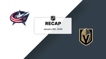 Recap: Blue Jackets at Golden Knights 1.8.26