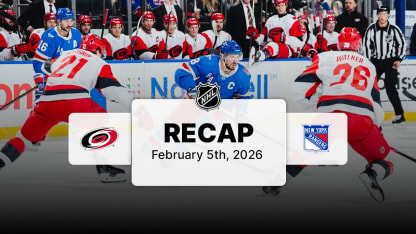 CAR at NYR | Recap