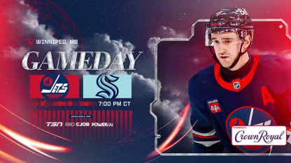 Game Information: October 23 Winnipeg Jets vs. Seattle Kraken