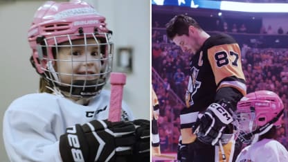 Crosby Penguins kid split