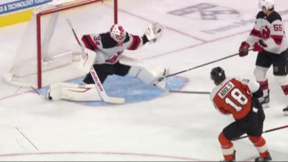 NJD@PHI: Allen with a great save against Rodrigo Abols