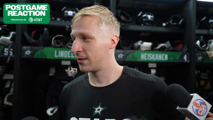 NYR@DAL Postgame: Esa Lindell