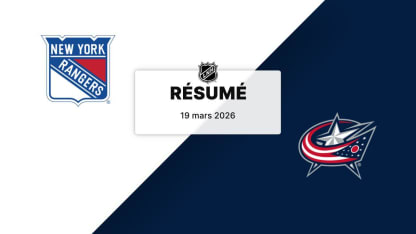 NYR vs CBJ | 19 03, 2026 | Résumé