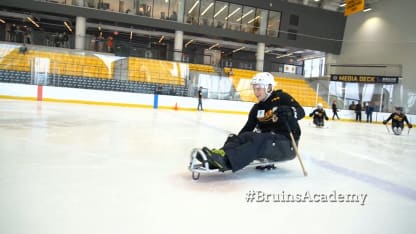 Prospects Try Out Sled Hockey