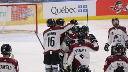 Jr. Avalanche pee-wee team Quebec City Quebec International Pee-Wee Tournament Moncton Wildcats Win