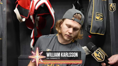 William Karlsson antes del juego 30/10