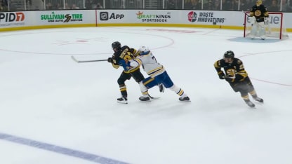 BUF@BOS: Khusnutdinov scores goal against Alex Lyon