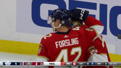 Sam Reinhart with a Shorthanded Goal vs. Toronto Maple Leafs