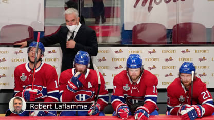 Ducharme Canadiens bench badge Laflamme