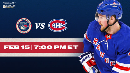 Pregame Notes: Rangers vs. Canadiens | 02.15.24