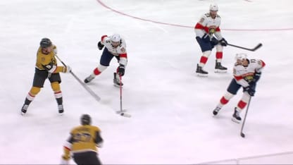 FLA@VGK: Bobrovsky with a great save against Mitchell Marner