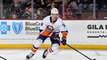 Isles Day to Day: Engvall Misses Game vs Jets with Upper-Body Injury