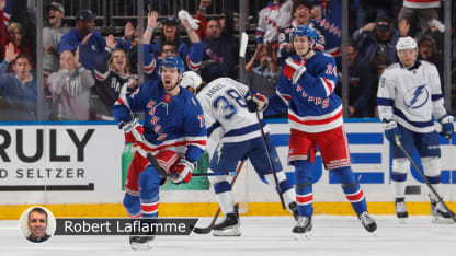 Rangers victoire Laflamme