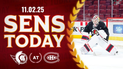 Sens Today: Kicking off the month of November in MTL 