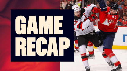 RECAP: Devils 4, Panthers 1