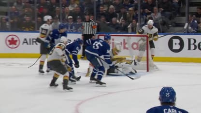 VGK@TOR: Hill with a great save against Nicolas Roy