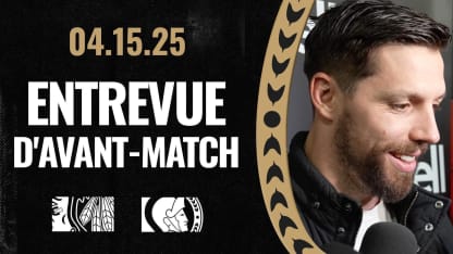 David Perron dispo médias d'avant-match contre CHI