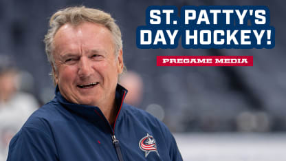 St. Patty's day hockey! Bones wants the team to come out of the gate AGGRESSIVE 