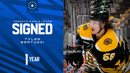 Maple Leafs Sign Forward Tyler Bertuzzi