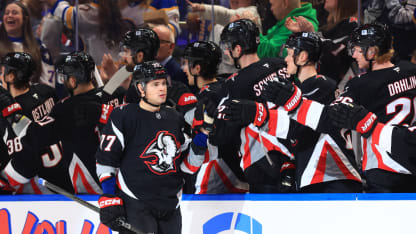 Peterka fires in a pretty wrister