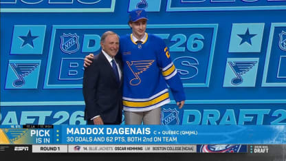 Dagenais drafted No. 16 by Blues