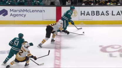 BOS@SJS: Graf scores empty-net goal