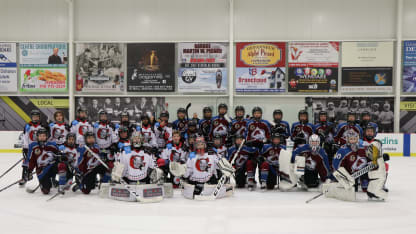 Jr. Avalanche pee-wee team Quebec City Quebec International Pee-Wee Tournament Amiens Gothiques Exhibition Game