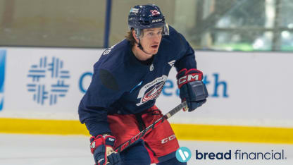 jack williams first nhl game development camp blue jackets